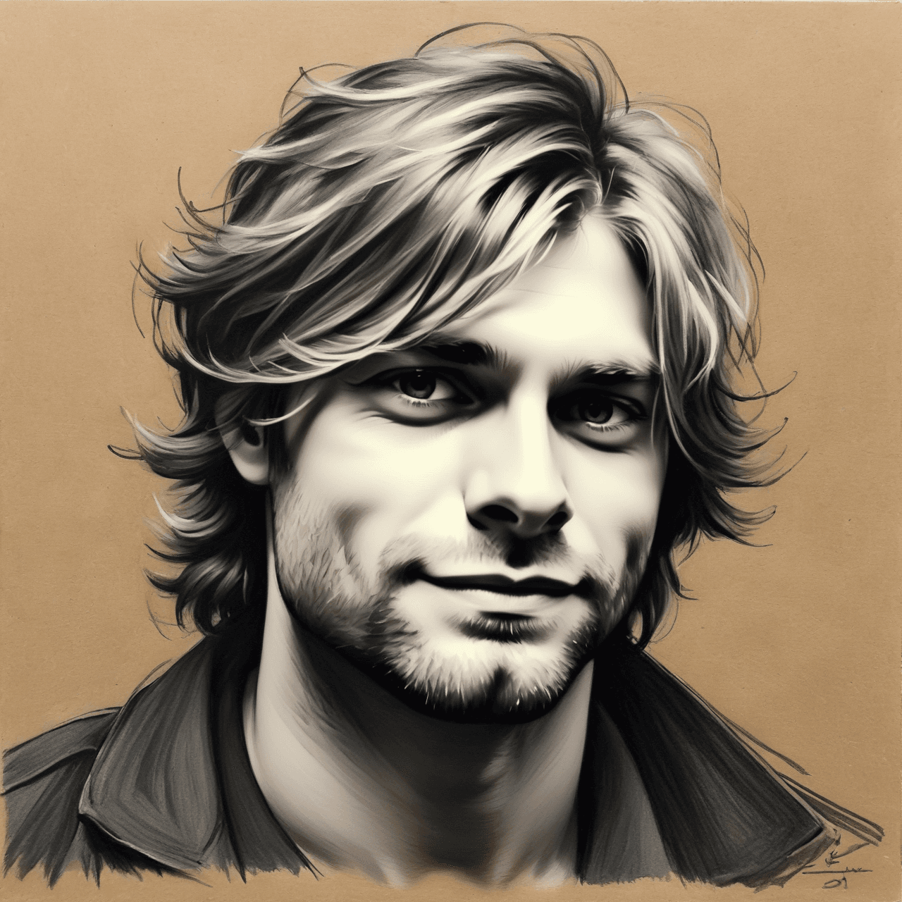 AI Filter that turns your photo into a chalk sketch