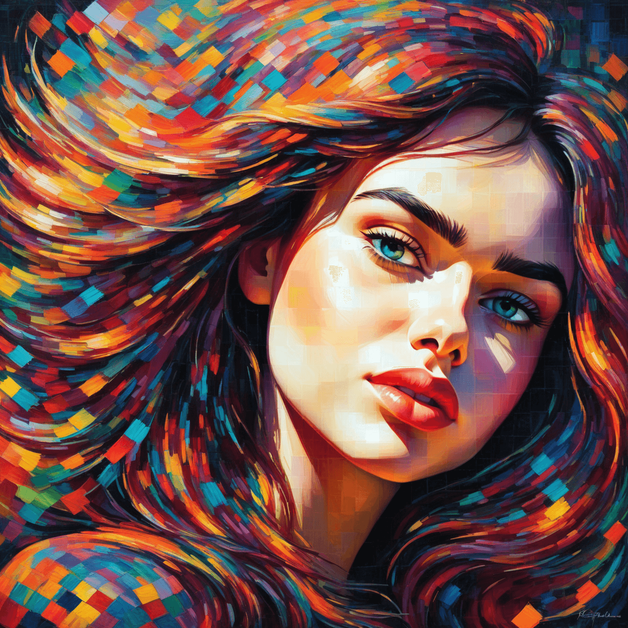 AI Filter that turns your photo into a van gogh style portrait.